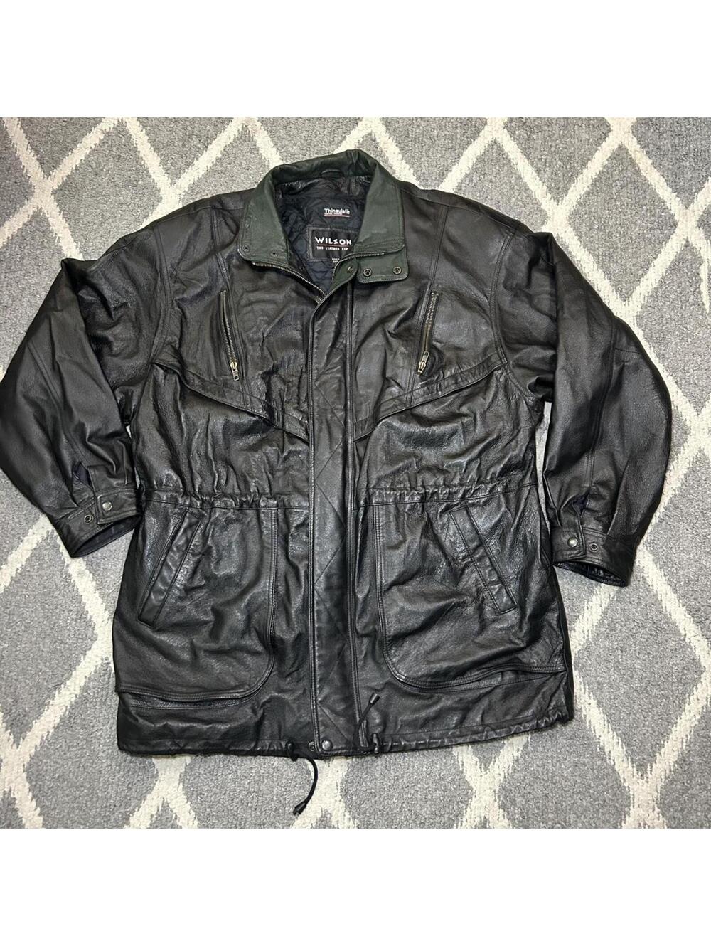 Wilson’s Leather Jacket Size Men’s L Black